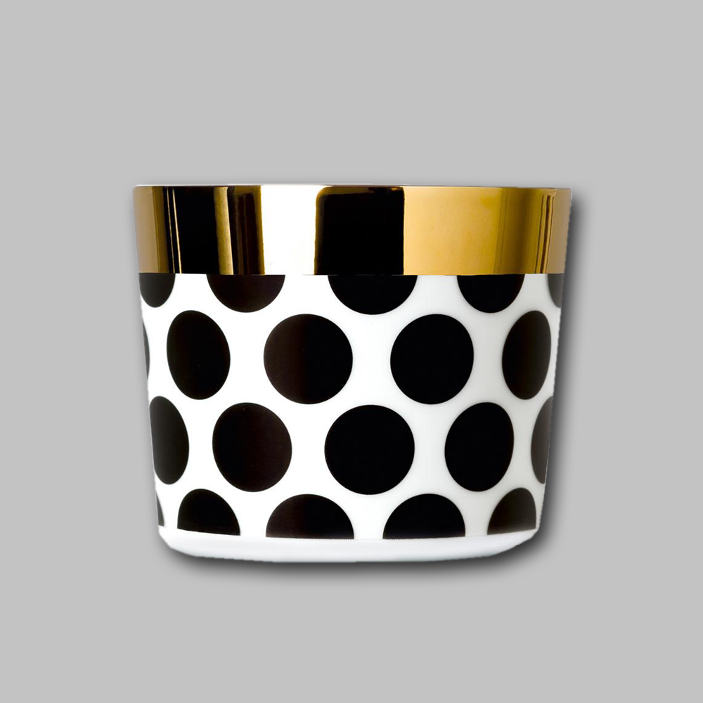 Champagne cup SIP OF GOLD Black and White - Dots