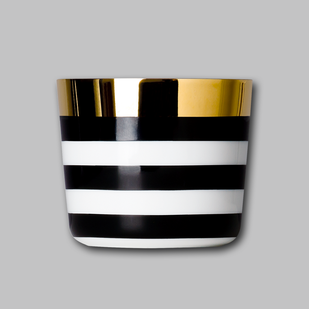 Champagnerbecher - Sip of Gold ca' d'oro, horizontal gestreift