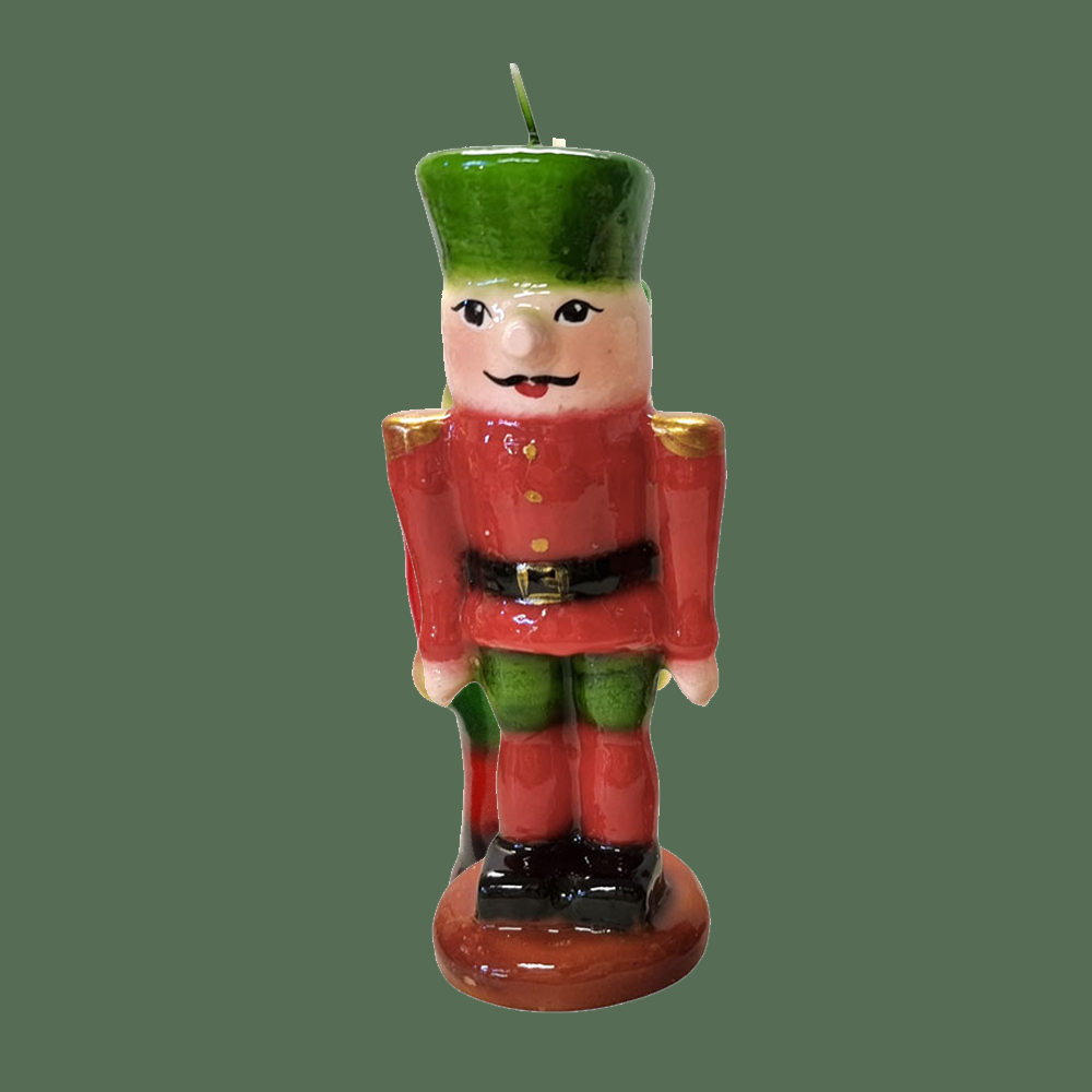 Weihnachtskerze - Nussknacker, grande, grün