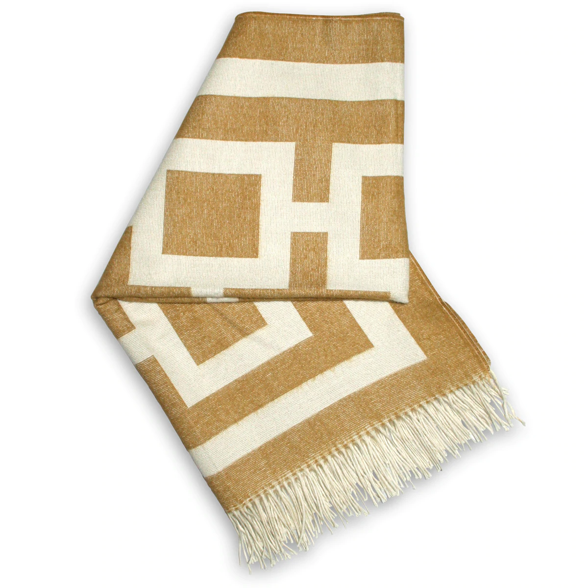Decke NIXON aus Alpaka - camel