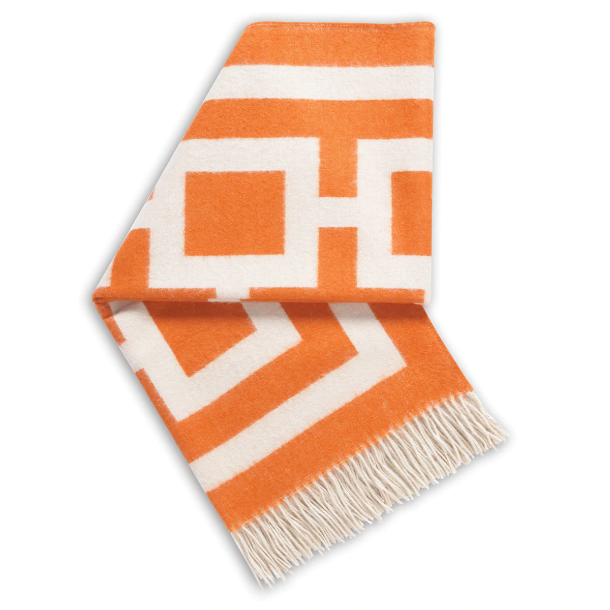 Blanket NIXON from alpaca - orange