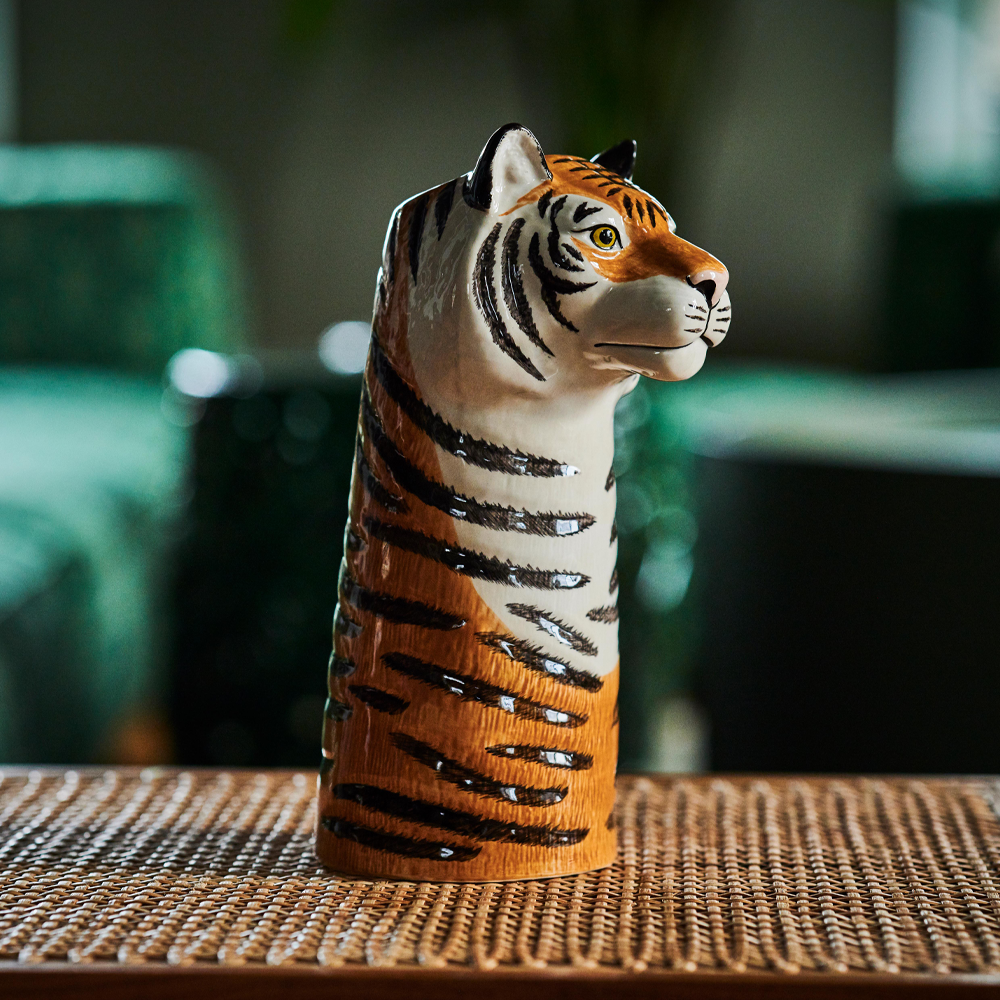 Tiger Flower Vase