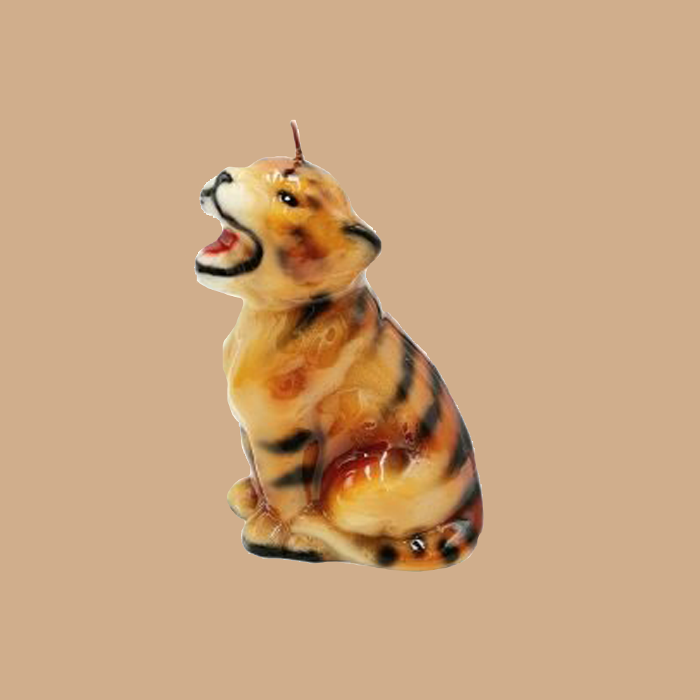Kerze Tier - Tiger