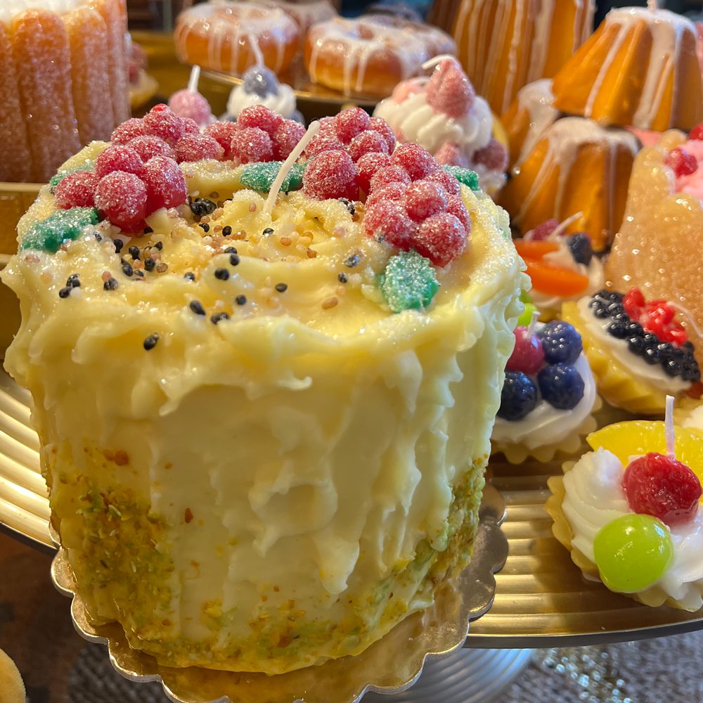 Tortenkerze - Puddingtorte