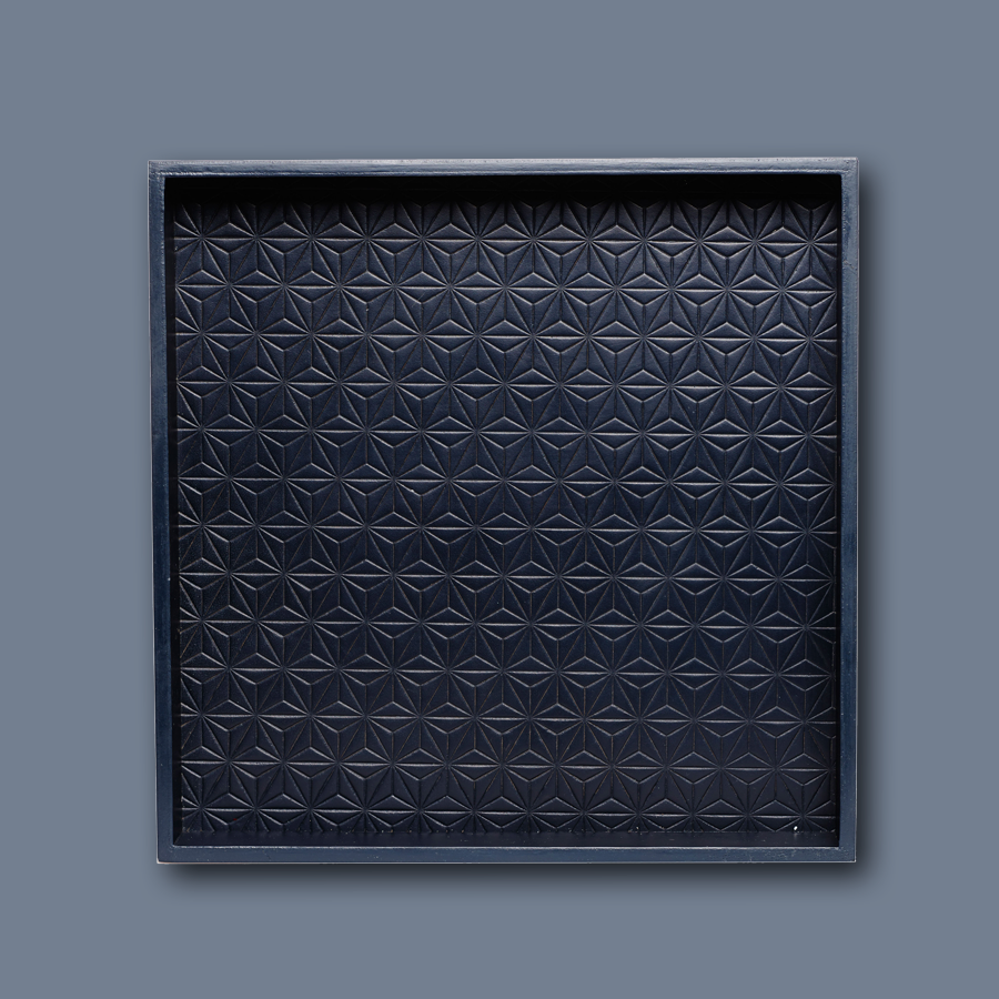 Serviertablett in navy
