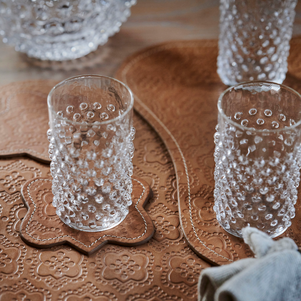 Wasserglas HOBNAIL - crystal