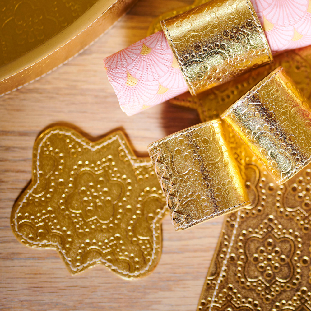 Goldener Untersetzer
