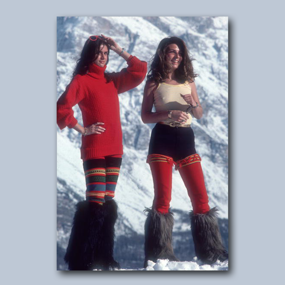 Wandbild Acrylglas Slim Aarons - Winter Wear